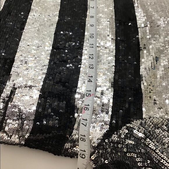 Beau Souci Marin Sequin Long Sleeve Top Size Large - Picture 4 of 11